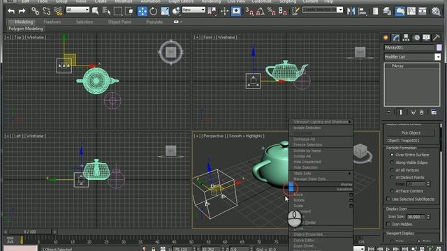 Blowing up objects in Autodesk 3ds max смотреть онлайн