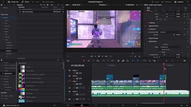 How to edit like *Laykz* in davinci resolve with *NO PLUGINS* | [FREE PRESETS] смотреть онлайн