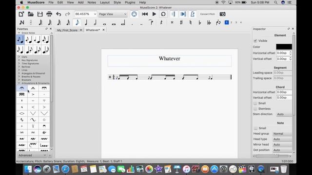 Muse Score 2 Tutorial | Writing Marching Drum Music смотреть онлайн