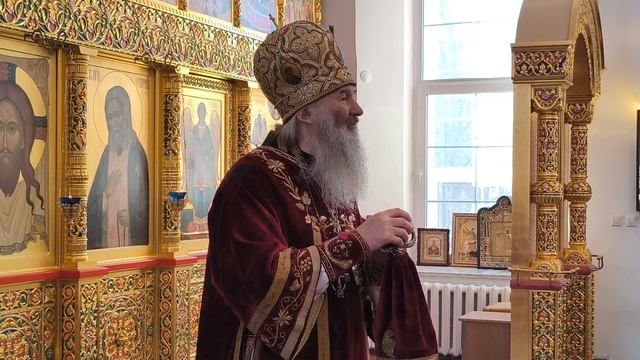 Проповедь митрополита Иоанна в Неделю вторую Великого поста в храме преподобного Серафима Саровского смотреть онлайн