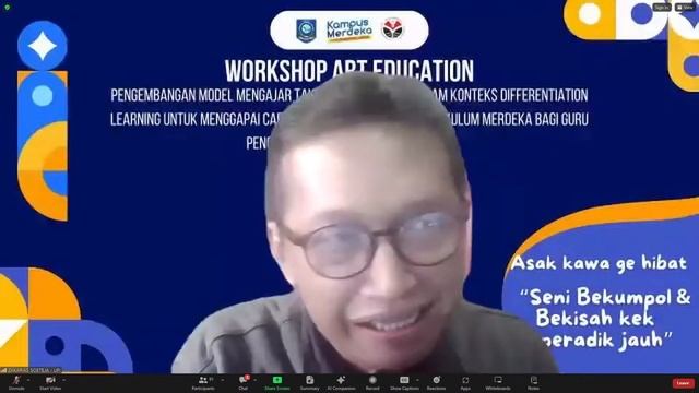 WORKSHOP ART EDUCATION | FASE 10 dan 11 (Hari Ke 1 Sesi 2) смотреть онлайн