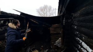 Причины пожара! Дом буду восстанавливать!
