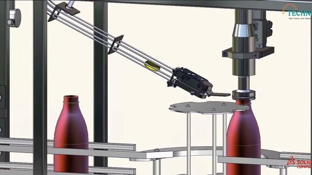 Solidworks composer bottling plant animation. смотреть онлайн