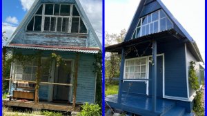 Реставрация дачи.Как правильно покрасить дачный дом!