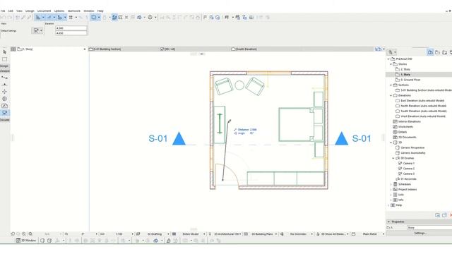 BIM ArchiCAD Recorrido Cámaras render смотреть онлайн