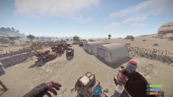 Троллинг ботов на заброшенной базе в Rust