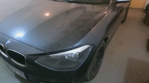 Как открыть капот на BMW 1 F20