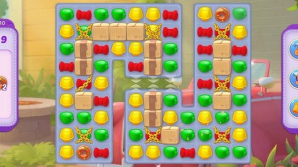 HomeScapes Level 590 Walkthrough || Donut Collectable || 2 Moves Left || Hard Level