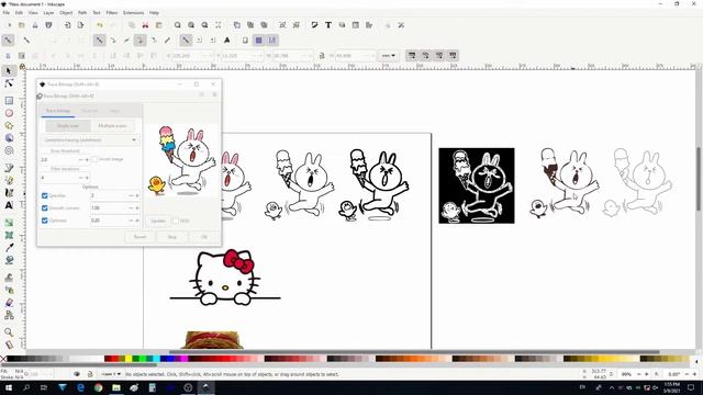 EP 10 การใช้งานโปรแกรม Inkscape เบื้องต้น เพื่อแปลงไฟล์รูปภาพเป็นเส้นเวกเตอร์ смотреть онлайн