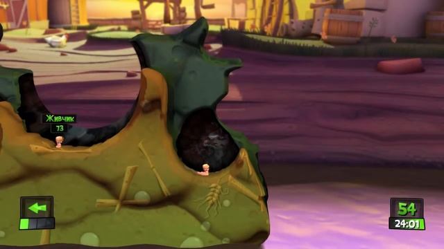 Worms Revolution Мультиплеер #3 - ОТСТУПАЕМ смотреть онлайн