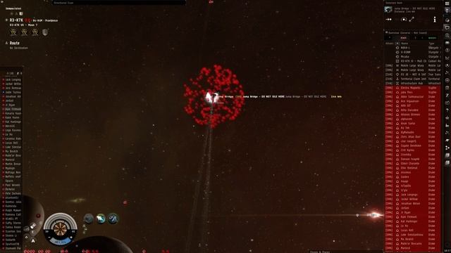 EVE Online SMA Taking out Jump Bridge in R3-K7K смотреть онлайн