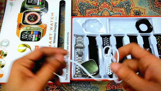 Smart Watch Ultra 9 7+1 Seven Plus one Unboxing смотреть онлайн