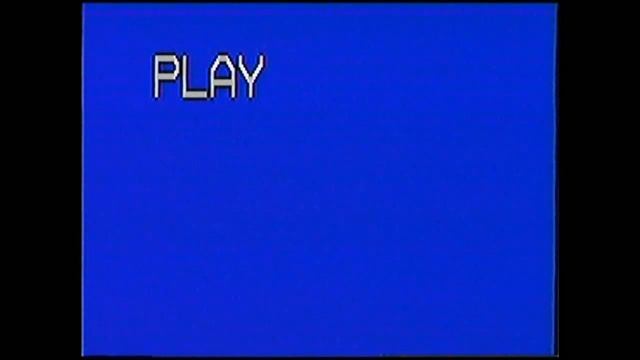 [FREE VIDEO ] REAL VHS Play  And Glitch With Blue Screen Background For Edition Purposes