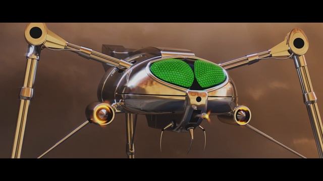 War of the Worlds Fighting Machine attacks a Train ( Blender ) смотреть онлайн