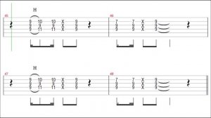 Michael Jackson - Black or White Guitar Tab+BackingTrack