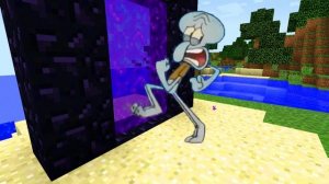 Minecraft Speedrunner VS 3 Hunters - SpongeBob Animation