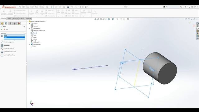 16 How to Make an Axis | Most Popular SolidWorks Course | Beginners Guide смотреть онлайн