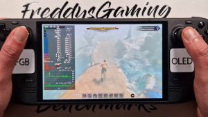 Enshrouded (Melodies of the Mire Update) on Steam Deck OLED with Steam OS 3.7