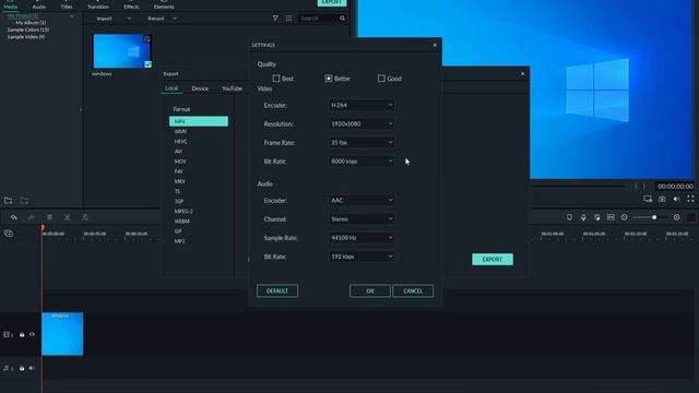How To Export Your Video With High Quality on Filmora