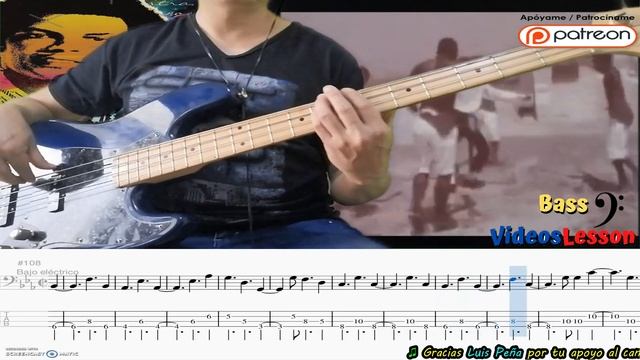 🎸La Rebelión - Joe Arroyo -Latin Bass line 🎸 смотреть онлайн