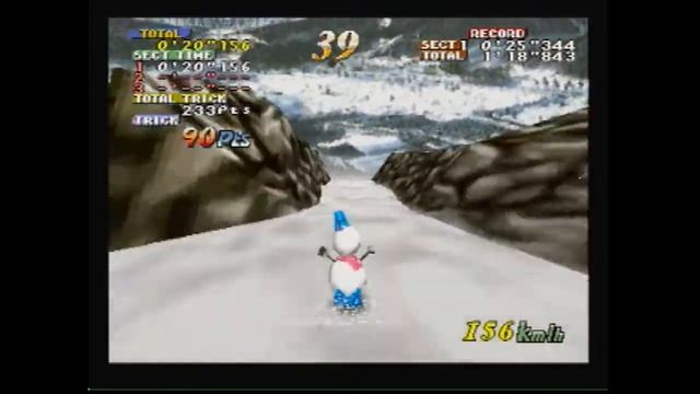 Cool Boarders PS1 (PAL) - Extra Course [1'15"398] смотреть онлайн
