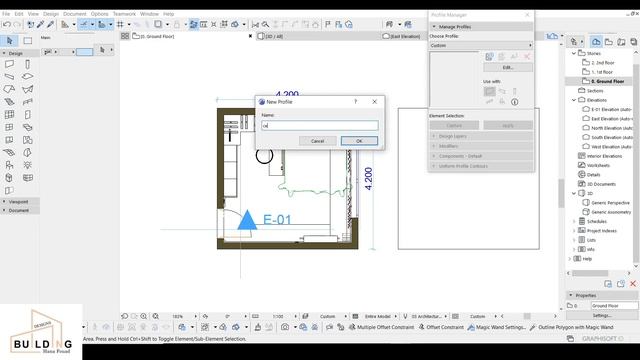 How To Use Complex Profile For Ceiling With Led Lights | ArchiCad смотреть онлайн