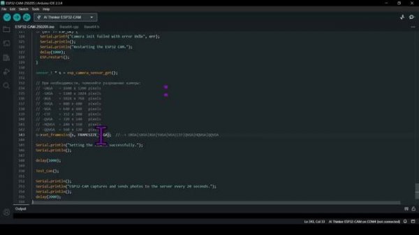 Подключаем ESP32-CAM к Chat GPT