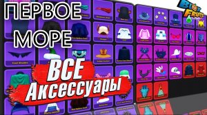 Все аксессуары блокс фрукт в Первом мире! Роблокс / Roblox