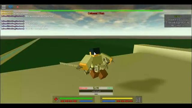 attack on titan/roblox/well atlest we won the rogue titan смотреть онлайн