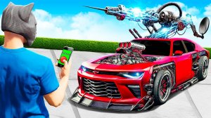 ГТА 5, НО МАШИНА ФРАНКЛИНА МОЖЕТ ТРАНСФОРМИРОВАТЬСЯ!