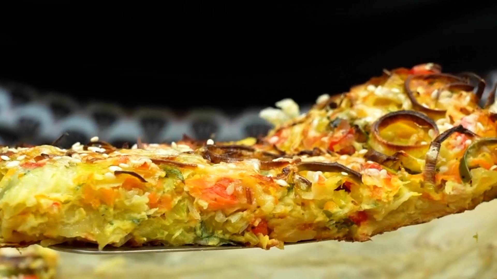 Овощной пирог в духовке смотреть онлайн