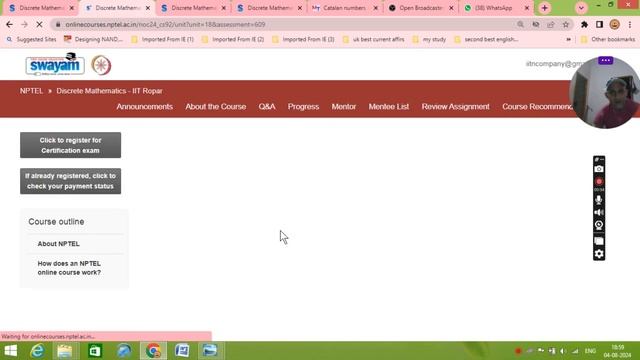 NPTEL Solution | all Complete solutions | GATE 2025 course | Discrete maths | computer science NPTE смотреть онлайн