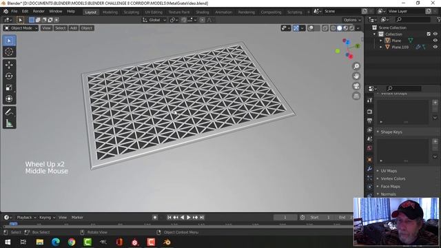 BLENDER CHALLENGE 8: Modeling a Metal Vent/Grate (Part 17) смотреть онлайн