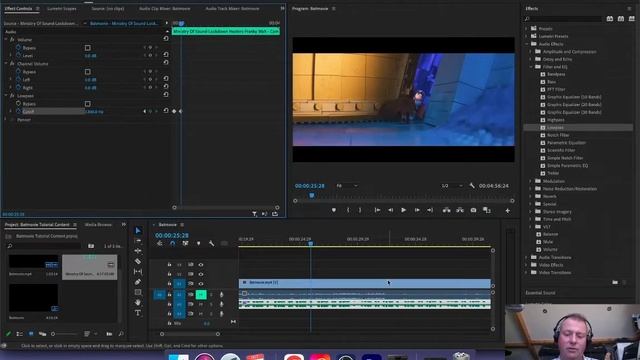 LowPass EQ Plug-In Adobe Premiere Pro - Manipulating Diegetic Music смотреть онлайн
