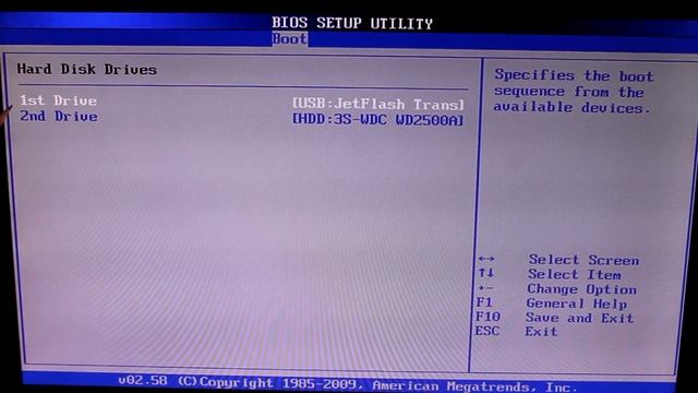 Как в биосе поставить загрузку с флешки