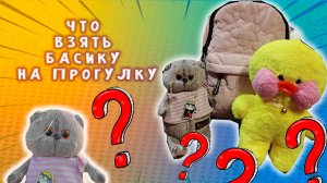ЧТО ВЗЯТЬ НА ПРОГУЛКУ БАСИКУ /  КАК СОБРАТЬ БАСИКА НА ПРОГУЛКУ #БАСИКИ #СЕМЕЙКАБАСИКОВ