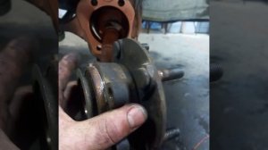 ниссан х-трейл, замена переднего ступичного подшипника..