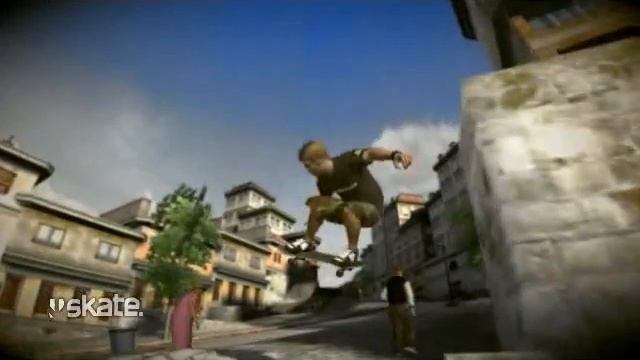 EA SKATE - Frontflip-Grab over Grandma смотреть онлайн