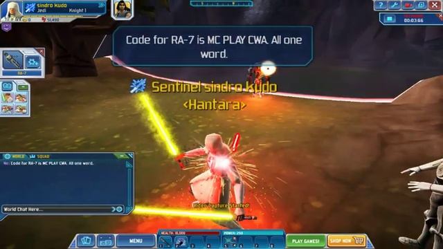 Star Wars Clone Wars Adventures RA-7 Code смотреть онлайн