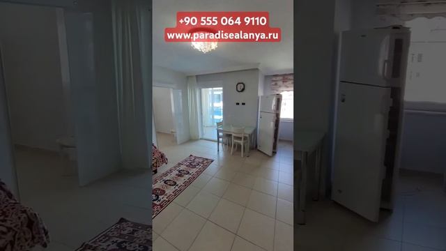 ВНИМАНИЕ недорогая квартира у моря 1+1 (52 м²) под ключ за 67000 € недвижимость в Алании Турция смотреть онлайн