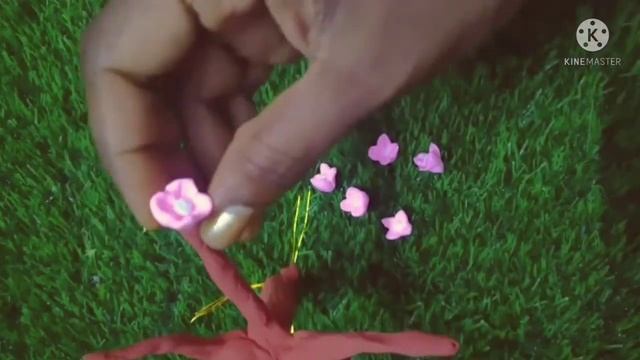 how to make cherry blossom tree using clay/DIY cherry blossom tree #claymodeling #claycraft #trees смотреть онлайн