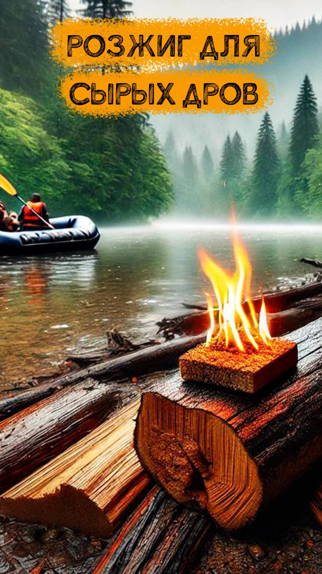 Всепогодный розжиг своими руками: мы разожгли костёр даже из мокрых дров! смотреть онлайн