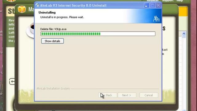Uninstall AhnLab V3 Internet Security with Max Uninstaller смотреть онлайн