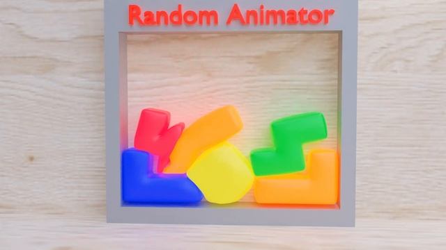 Soft Body/Cloth Tetris v7 | Blender | Random animator смотреть онлайн