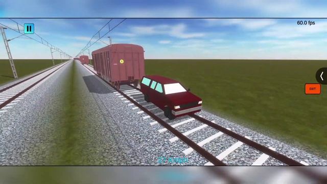 Train car accident. New Train game video 2024. Train simulator gameplay. Indian Train crossing 3D смотреть онлайн