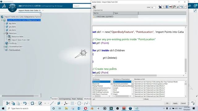 How to Control Geometrical Set and Points via EKL | CATIA 3DEXPERIENCE TUTORIAL | DESIGN AUTOMATION смотреть онлайн