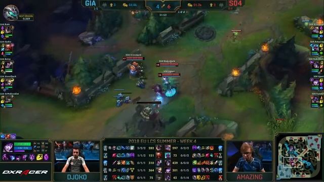 GIA vs. S04 - Week 4 Day 1 | EU LCS Summer Split | Giants Gaming vs. FC Schalke 04 (2018) смотреть онлайн