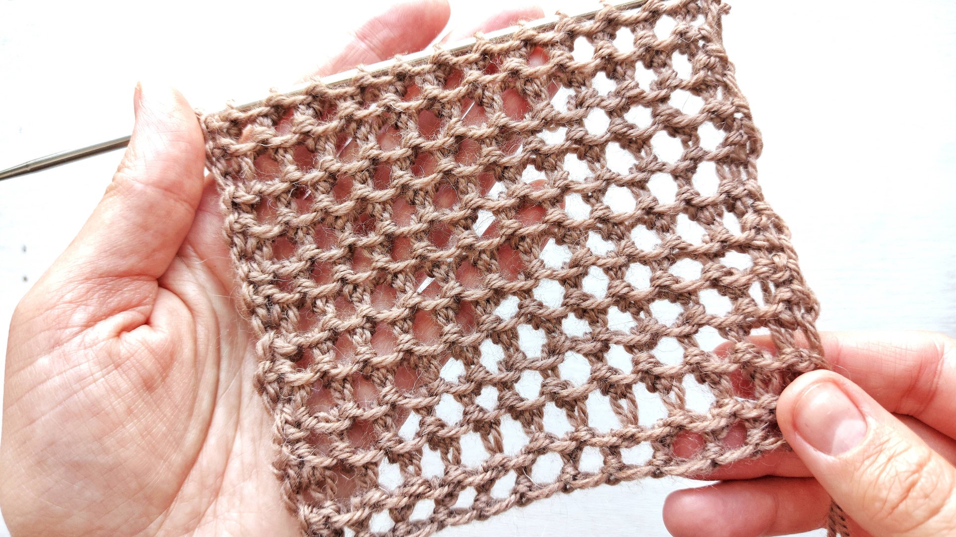 Интересная сетка Кольчуга для вязания джемпера, пляжной туники, топа смотреть онлайн