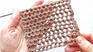 Интересная сетка Кольчуга для вязания джемпера, пляжной туники, топа