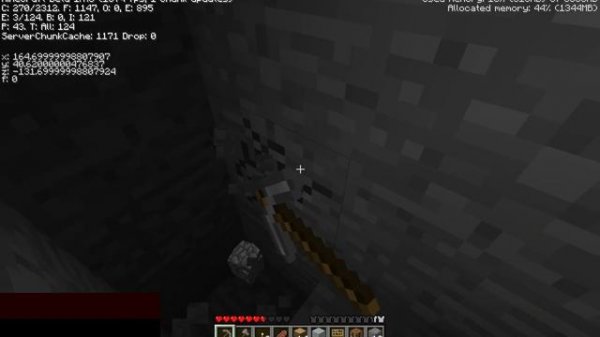 (NO SOUND) Playing minecraft beta 1.7.3!